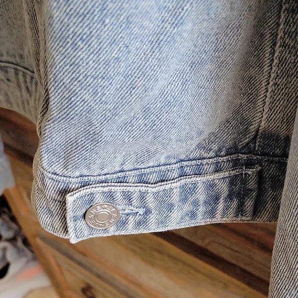 Forever 21 Blue Jean Jacket with Silver Fringe - Picture 5 of 14